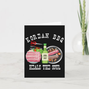 Koreanische Grillen und Soju heilen das Soul lusti Karte