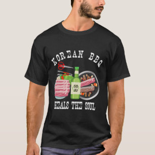 Koreanische Grillen und Soju heilen das Soul lusti T-Shirt