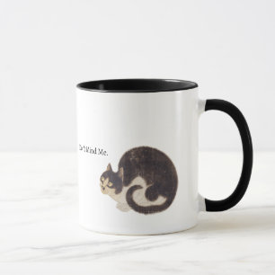 Koreanische Volkskunst Lustige Katzen-Tasse Tasse