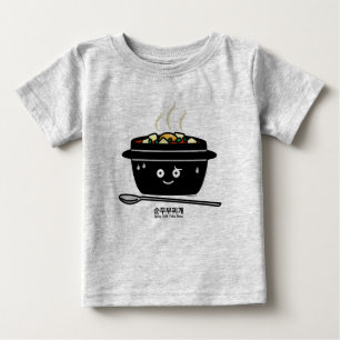 Koreanische würzige weiche baby t-shirt