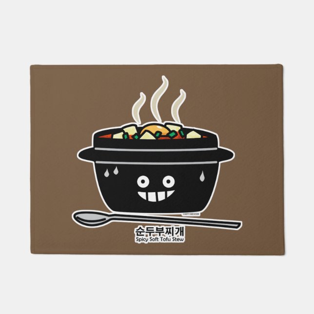 Koreanische würzige weiche fußmatte (Vorderseite)