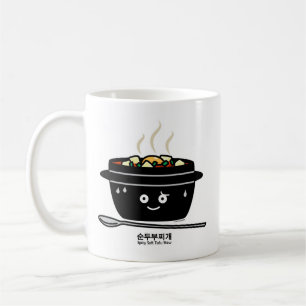 Koreanische würzige weiche kaffeetasse