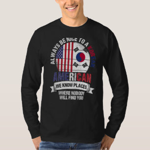 Koreanischer Amerikaner Wir kennen Orte, an denen  T-Shirt