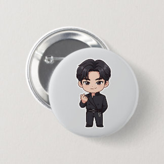 Koreanischer Drama-Männlicher Haupt-Finger-Herz-Bu Button