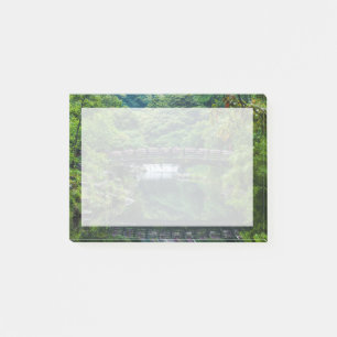 Koreanischer Garten und Brücke Post-it Klebezettel