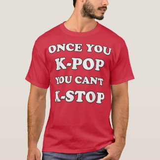 Koreanischer K-Pop Snap Finger Heart Hand I Liebe T-Shirt