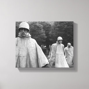 Koreanischer Kriegs-Denkmal-ausgedehnter Leinwanddruck