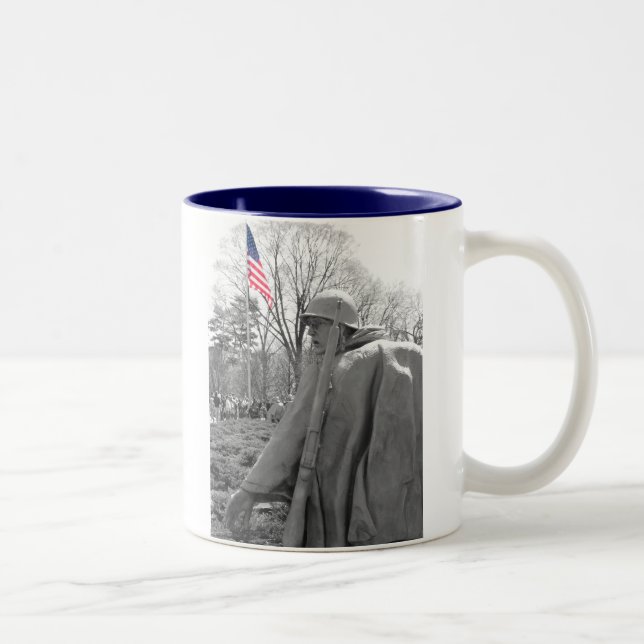 Koreanischer Kriegs-Denkmal-Tasse Zweifarbige Tasse (Rechts)