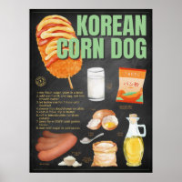 Koreanischer Maishund Rezept Chalkboard Street Foo