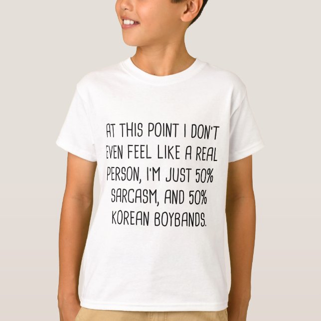 Koreanischer Pop Kpop K-Pop Koreanisches T-Shirt f (Vorderseite)