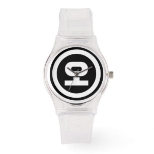 Koreanischer Sino Nummer 5 fünf 오 【O】 Hangul Armbanduhr