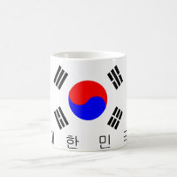 koreanischer Textname des Südkorea-Flaggenlandes