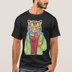 Koreanischer Tiger Tteokbokki Riesenkuchen T-Shirt