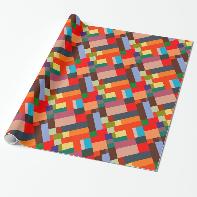 Koreanisches 16-Vivid-Farbmuster-Wrapping-Papier Geschenkpapier (Ungerollt)