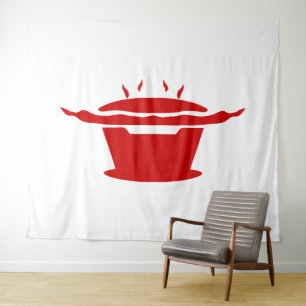 Koreanisches BBQ (고기구이) Schild Wandteppich