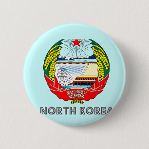 Koreanisches Emblem Button