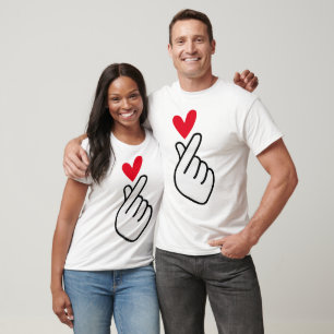Koreanisches Fingerherz T-Shirt