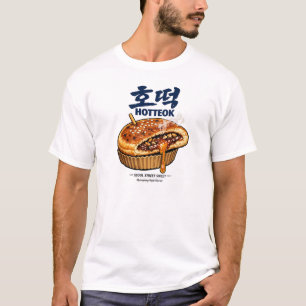 Koreanisches Hotteok-Straßenfood-T-Shirt T-Shirt