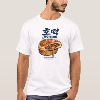 Koreanisches Hotteok-Straßenfood-T-Shirt T-Shirt