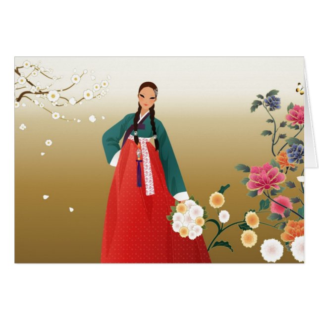 Koreanisches Mädchen im Sommer (Vorderseite (Horizontal))