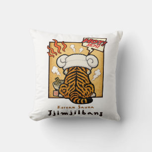 Koreanisches Sauna-Jjimjilbang-Tiger Kissen