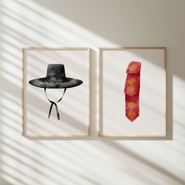 Koreanisches Traditionelles Gat- und Daenggi Wall  Bilderwand Sets (Von Creator hochgeladen)
