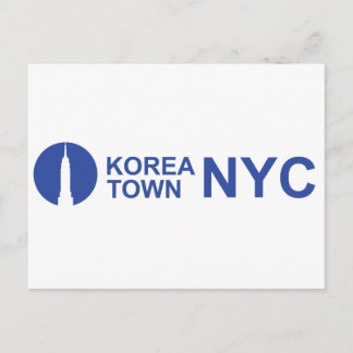 KOREATOWN NYC POSTKARTE