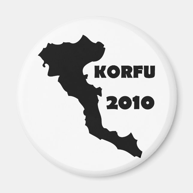 Korfu 2010 magnet (Vorne)