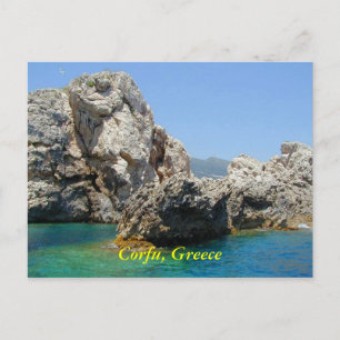 Korfu, Griechenland Postkarte