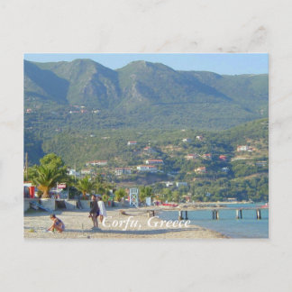 Korfu, Griechenland Postkarte