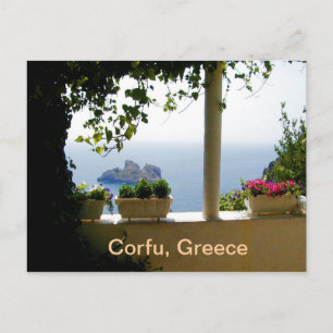 Korfu, Griechenland Postkarte