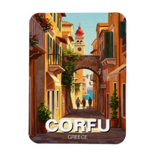 Korfu Griechenland Reise Magnet