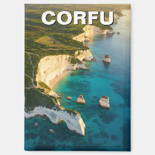 Korfu Griechenland Travel Magnet