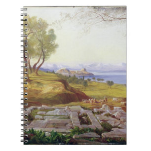 Korfu von der Besteigung, c.1856-64 (Öl auf Notizblock