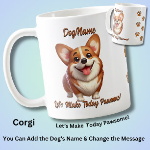 Korgi, Dog hinzufügen, Text ändern Kaffeetasse