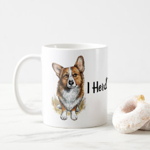 Korgi und Rinderbestand Kaffeetasse