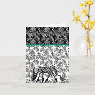 Korhogo-Inspired Greeting Card Karte