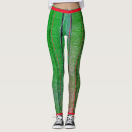 KORIN JAPANESE WOODBLOCK PATTER DRUCKTE LEGGINGS