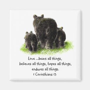 Korinther-13:4 Liebe des Scripture-1 ist Magnet