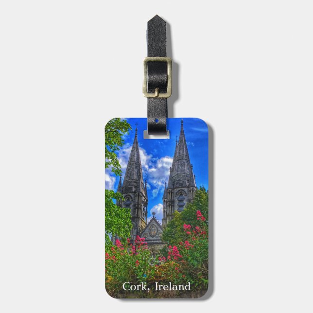 Korken, Irland-Kathedralen-Gepäckanhänger Gepäckanhänger (Vorderseite vertikal)
