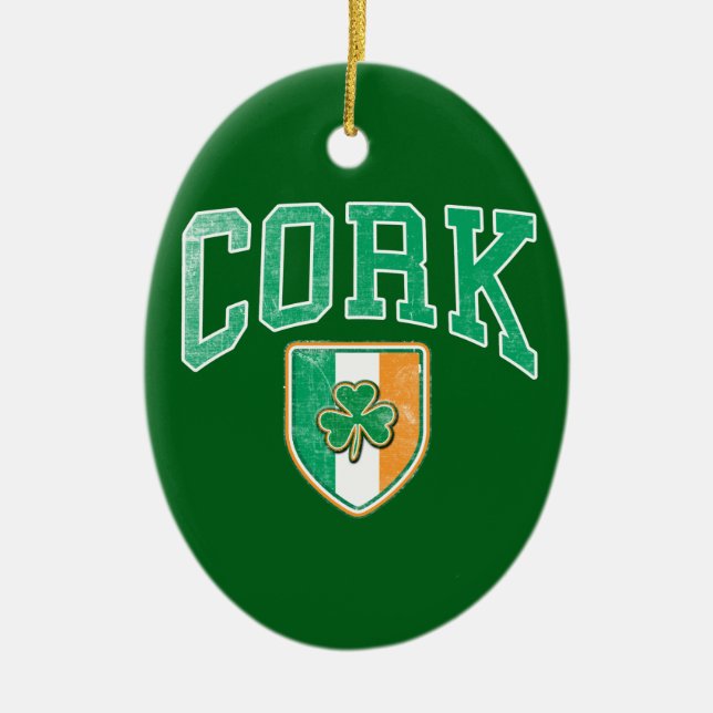 KORKEN Irland Keramikornament (Vorne)