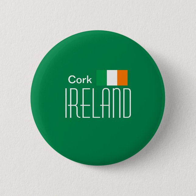 Korken, Irland-Knopf Button (Vorderseite)