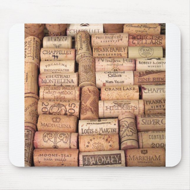 Korken mit Absicht Mousepad (Vorne)