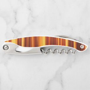 Korkenzieher Flaschenöffner farbenfroh Orange