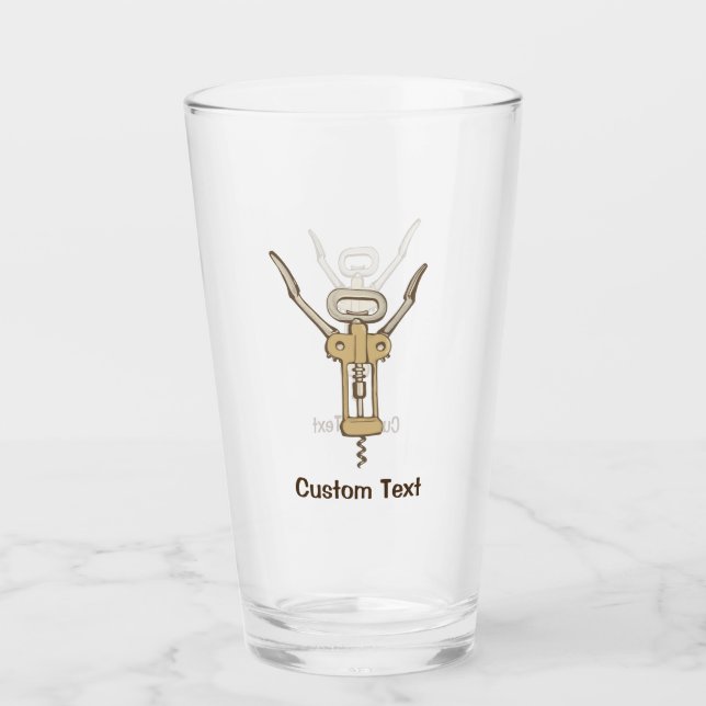 Korkenzieher Glas (Vorderseite)
