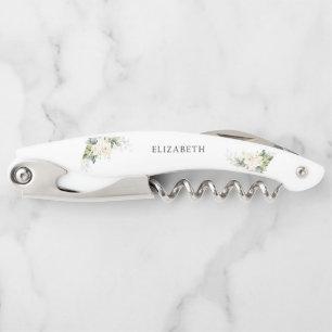 Korkenzieher-Korkenzieher für Weiße Rosen Kellnermesser