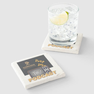 Korman Productions Deep Dive TV Podcast Steinuntersetzer