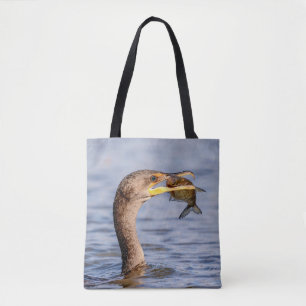 Kormoran mit Fisch Tasche