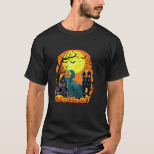 Kormoran mit Pumpkins Beängstigendes Halloween-Tei T-Shirt
