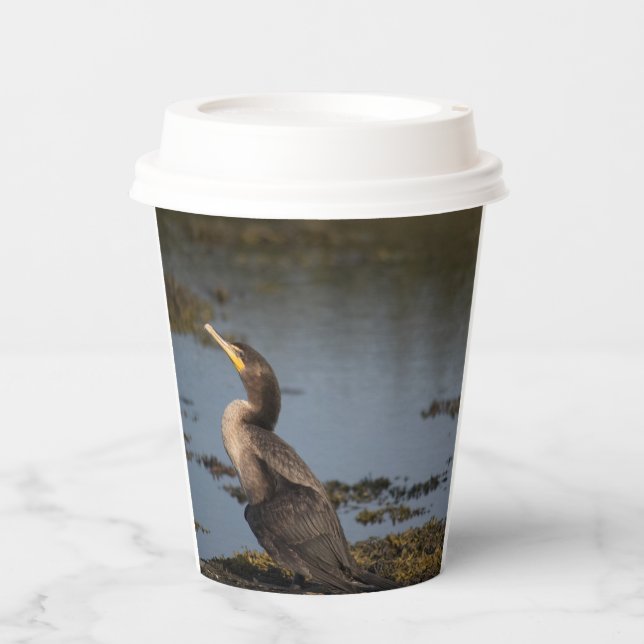 Kormoran Pappbecher (Vorderseite)